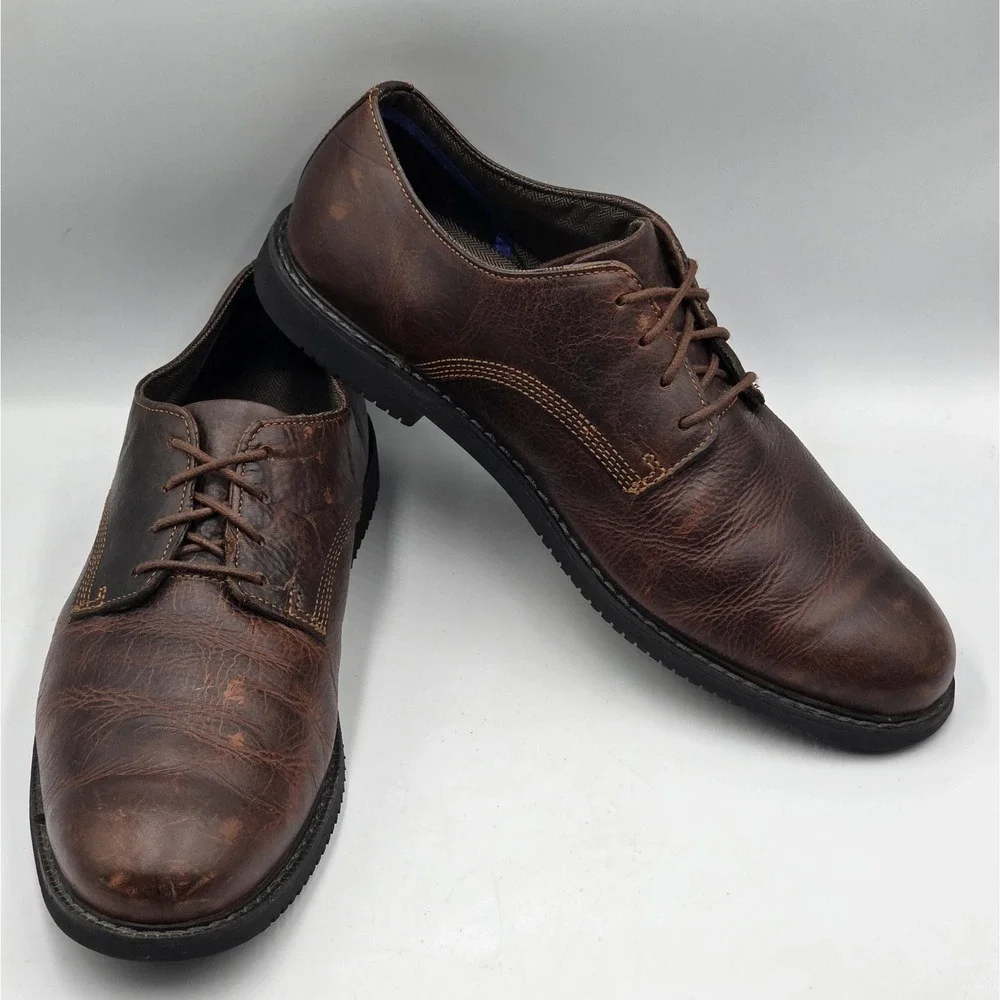 Timberland Earthkeepers 5545A Men's Size 10 Brown Leather Oxford Shoes